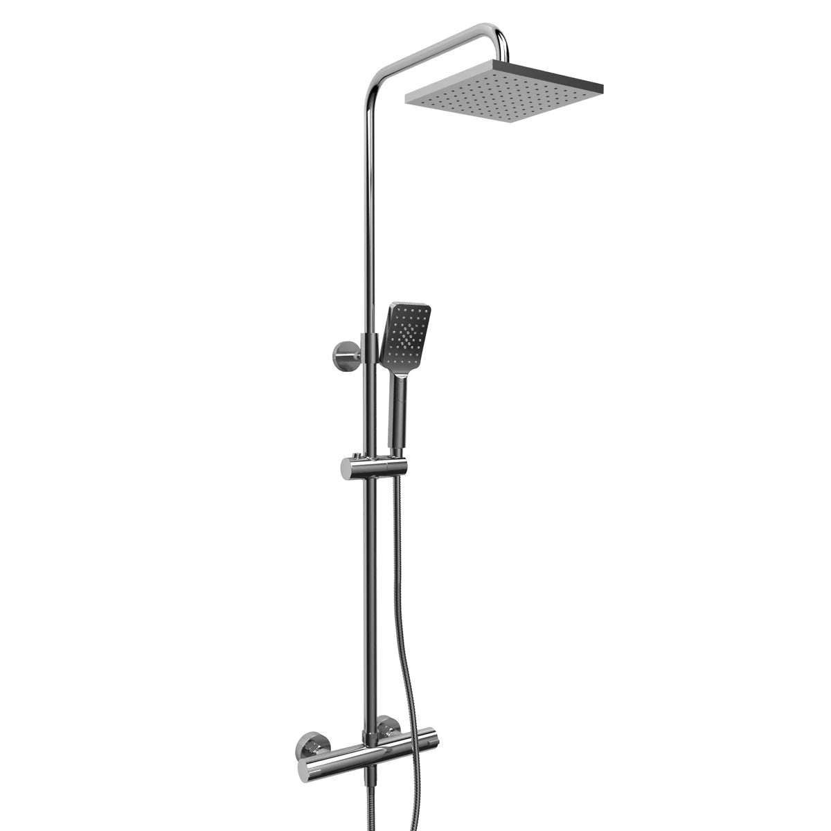Rail de douche Duo avec barre thermostatique externe 1/2"