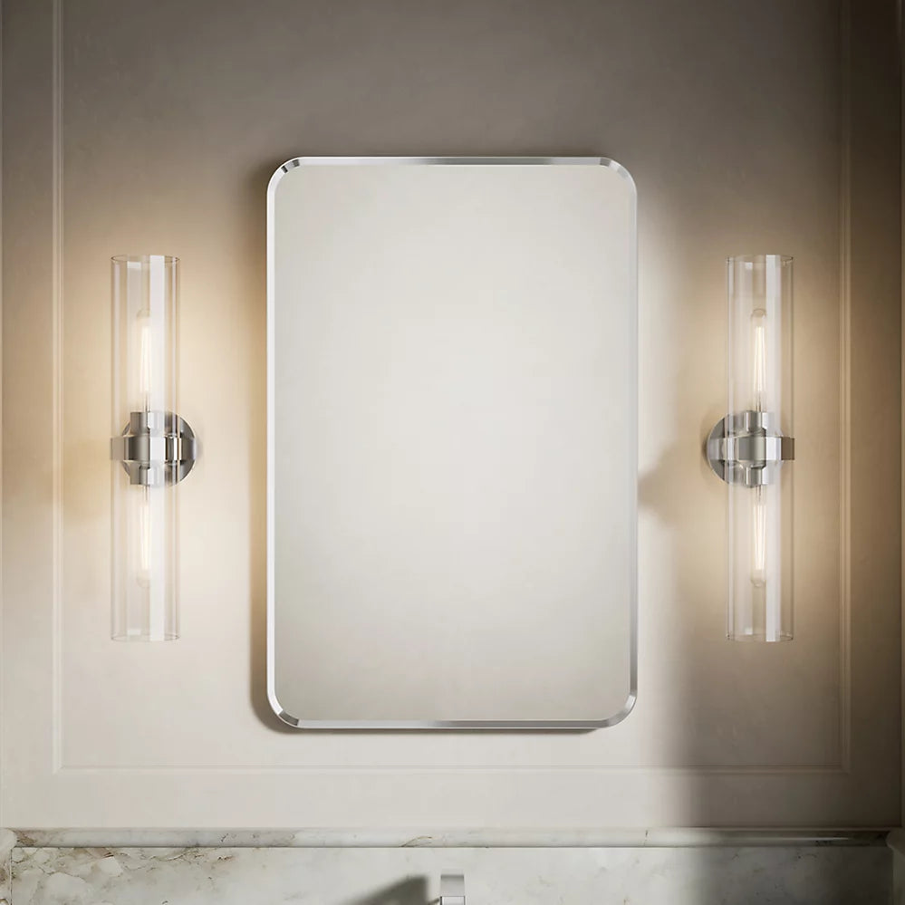 Miroir ESSENTIAL rectangulaire avec cadre, 22 po x 34 po