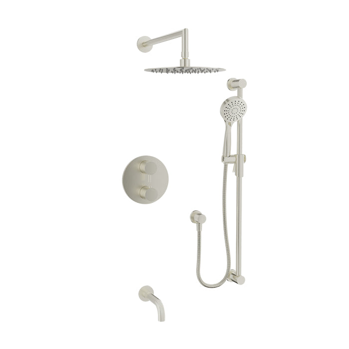 Ensemble complet de douche thermostatique pression équilibrée