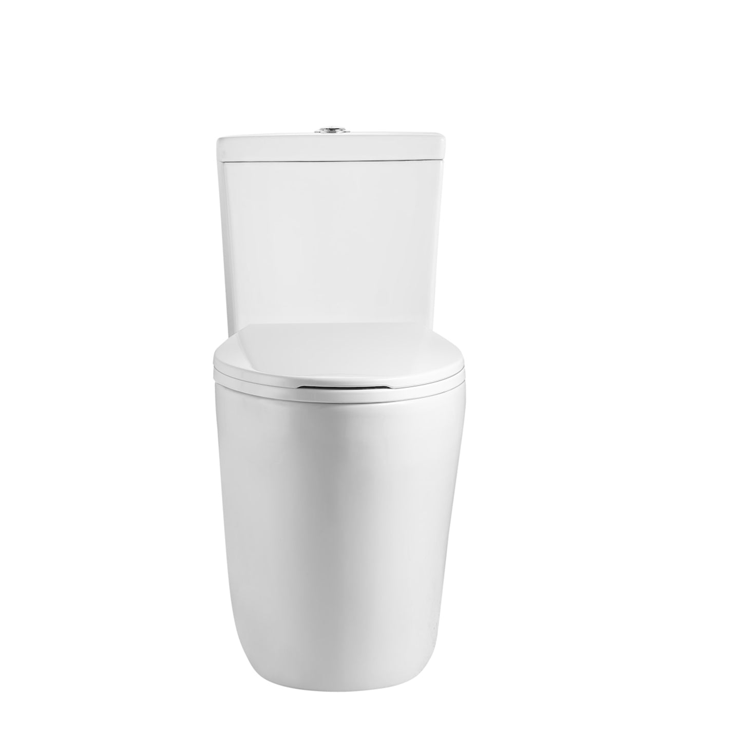 Prague toilette allongée une pièce double chasse 4.1/6L en blanc