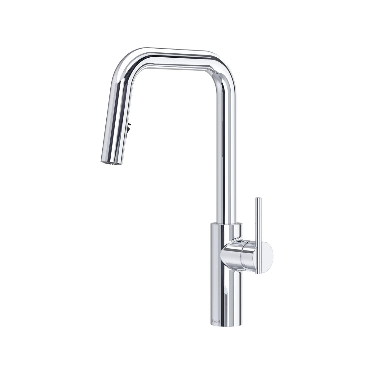 Robinet de cuisine avec douchette rétractable et bec en U LateralMC