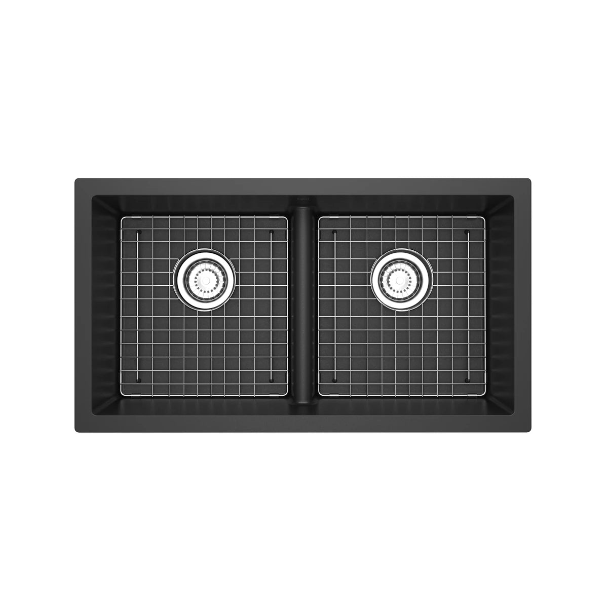 Évier de cuisine double sous comptoir en quartz de 33" FonsaMC