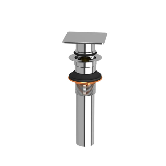 Pressure drain for sink without overflow