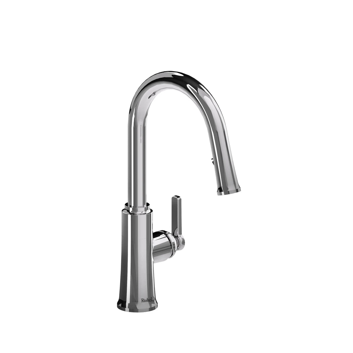 Robinet de cuisine avec douchette rétractable et bec en C TrattoriaMC