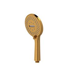 5-function 4" black showerhead