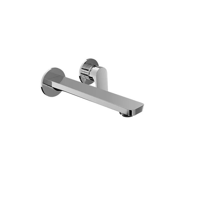 Robinet de lavabo mural monocommande, renvoi non inclus