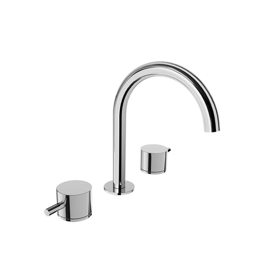 8" c/c lavatory faucet, drain assembly included