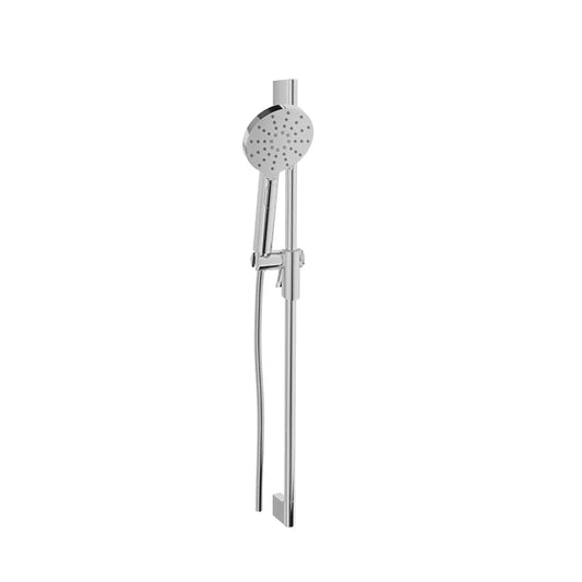 3-spray slide bar shower