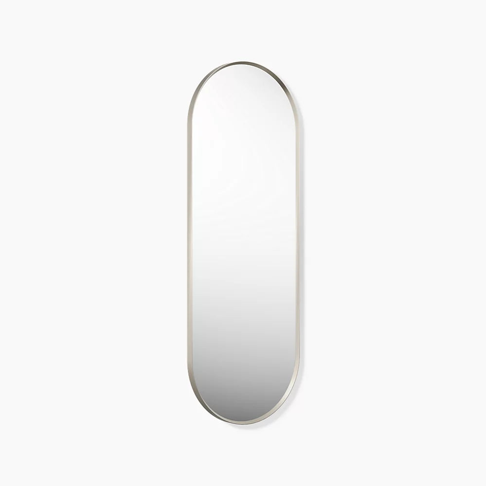 Miroir ESSENTIAL en forme de capsule avec cadre, 22 po x 60 po