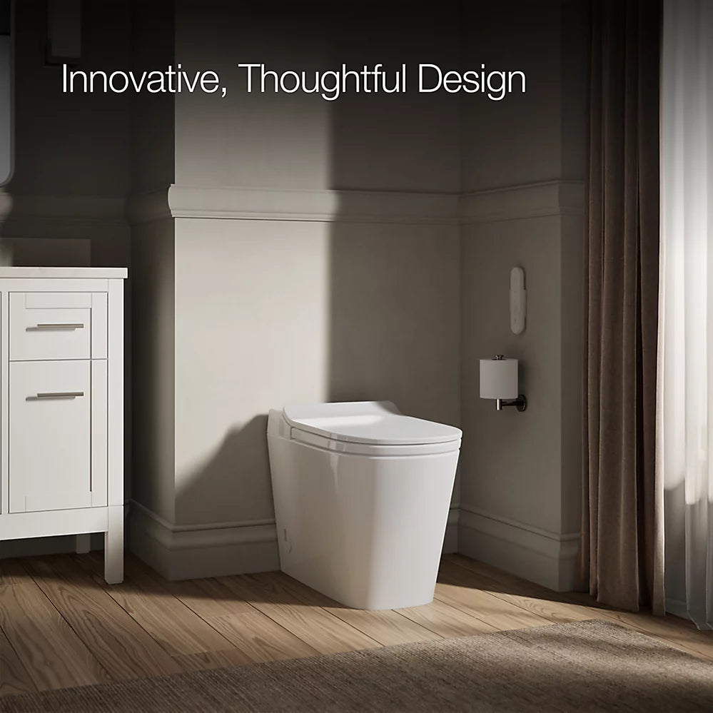 Toilette allongée intelligente à chasse double monopièce LEAP