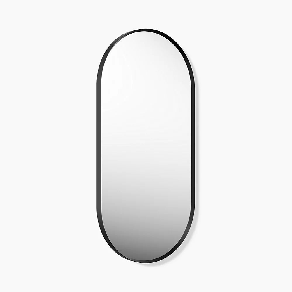Miroir  ESSENTIAL en forme de capsule avec cadre, 20 po x 40 po