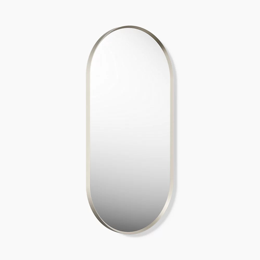 Miroir  ESSENTIAL en forme de capsule avec cadre, 20 po x 40 po