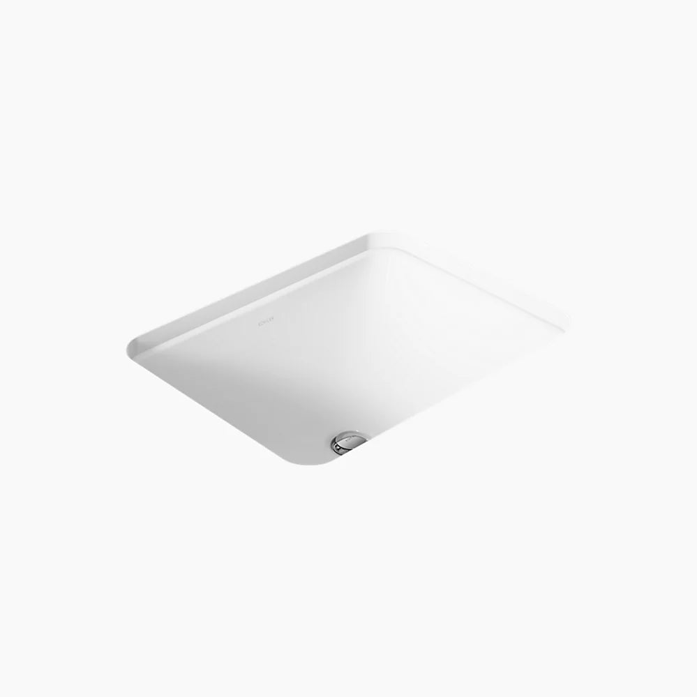 Lavabo CAXTON de salle de bain rectangulaire en sous-surface 20 1/2 po