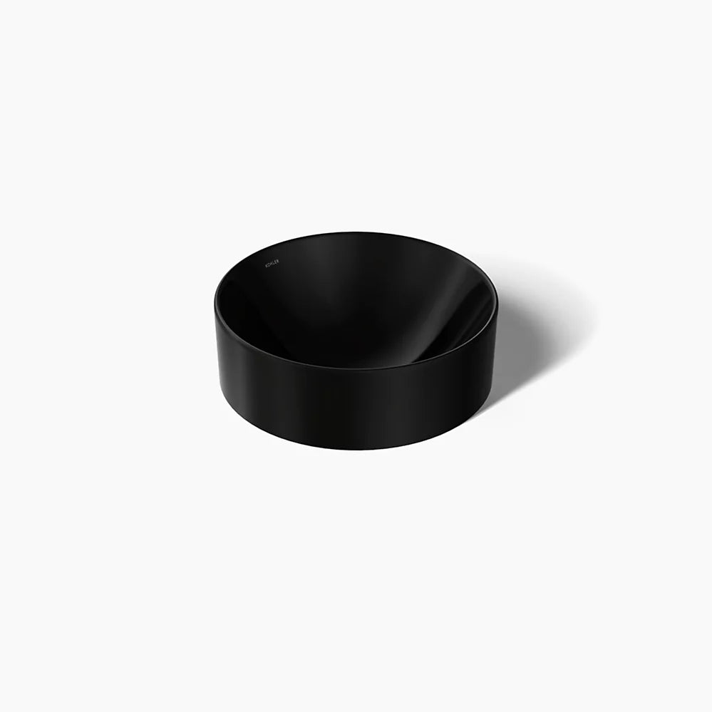 Lavabo de salle de bain VOX en surface rond, 16 1/2 po