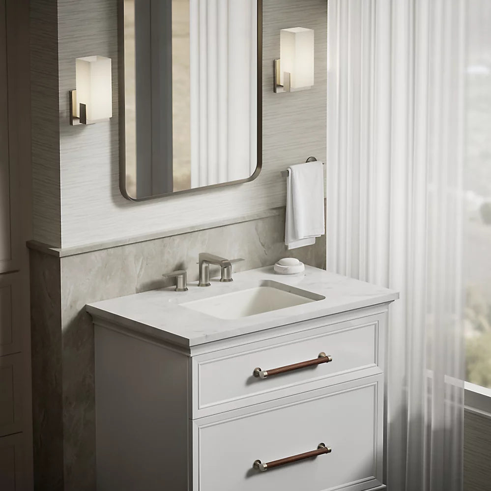 Lavabo CAXTON de salle de bain rectangulaire en sous-surface 20 1/2 po