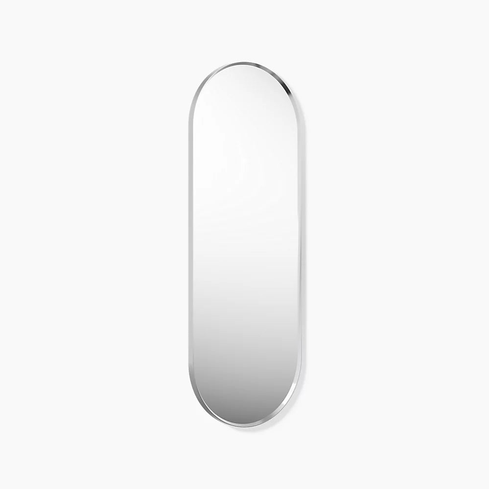 Miroir ESSENTIAL en forme de capsule avec cadre, 22 po x 60 po