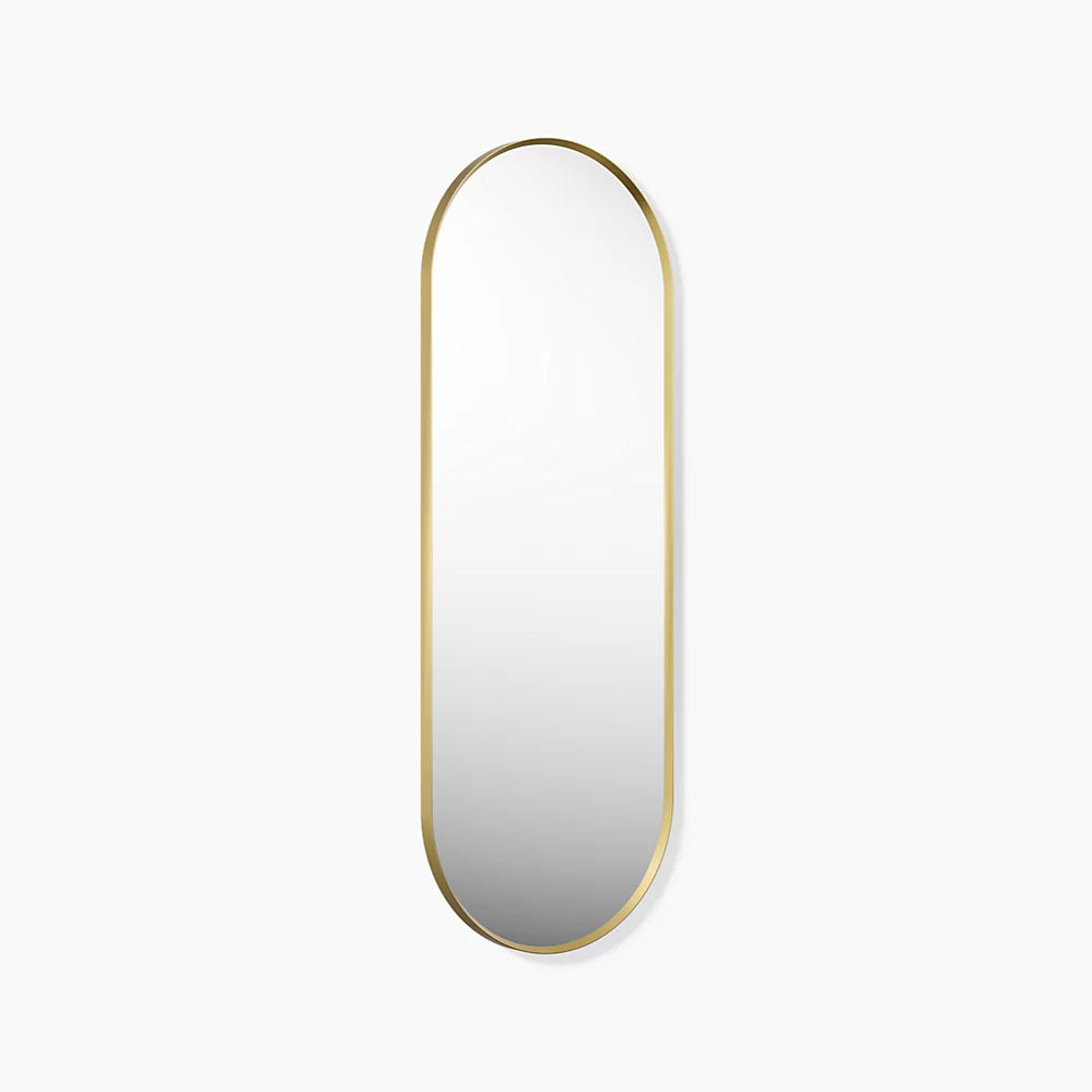 Miroir ESSENTIAL en forme de capsule avec cadre, 22 po x 60 po