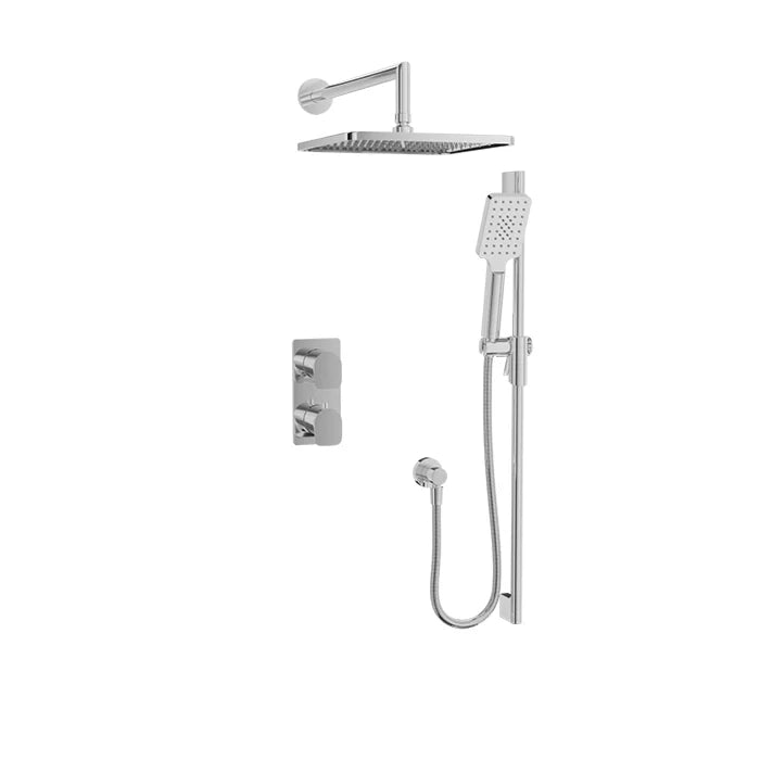 Complete pressure-balanced thermostatic shower set