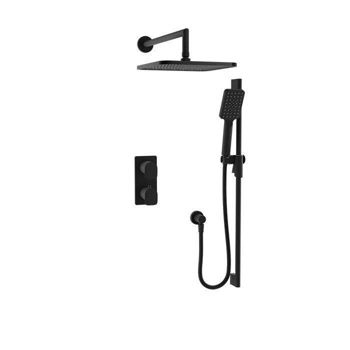 Complete pressure-balanced thermostatic shower set
