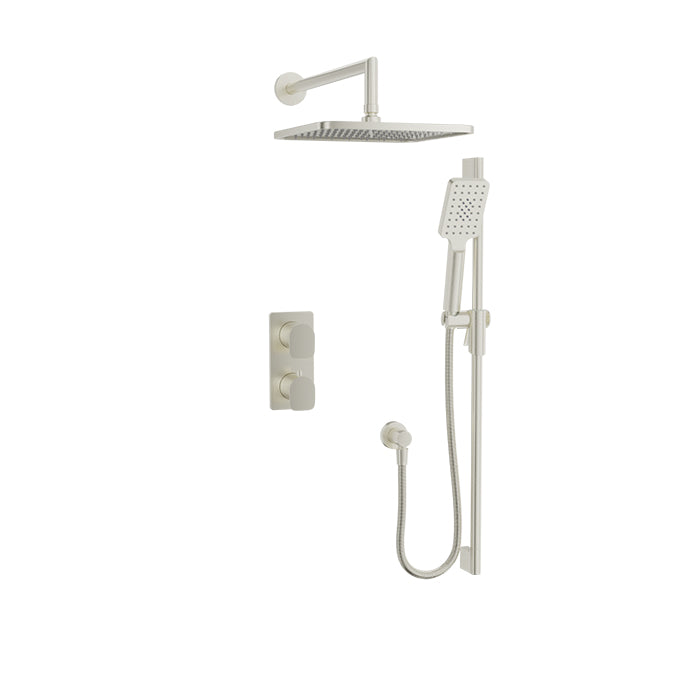 Complete pressure-balanced thermostatic shower set
