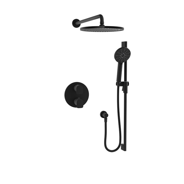 Ensemble complet de douche thermostatique pression équilibrée