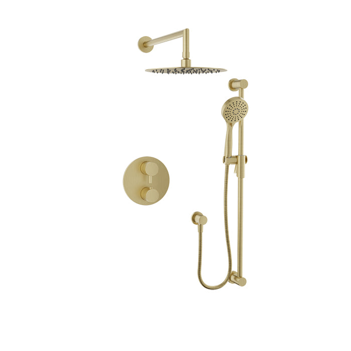 Ensemble complet de douche thermostatique pression équilibrée