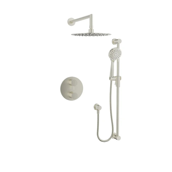 Ensemble complet de douche thermostatique pression équilibrée