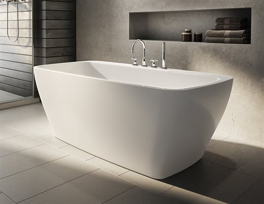 Baignoire Opus Waltz blanc couvre-drain Blanc