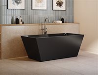 Baignore Aria Calando ext Mat Noire int Brilliant Noire , couvre-drain Noire