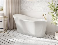 Baignore Opus Mezzo blanc couvre-drain Blanc