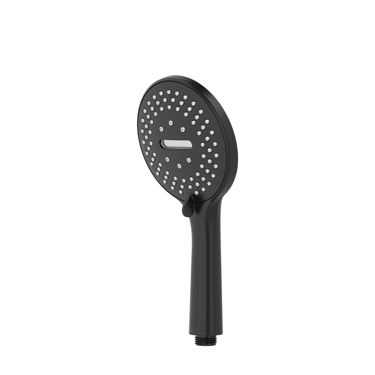 5-function 4" black showerhead