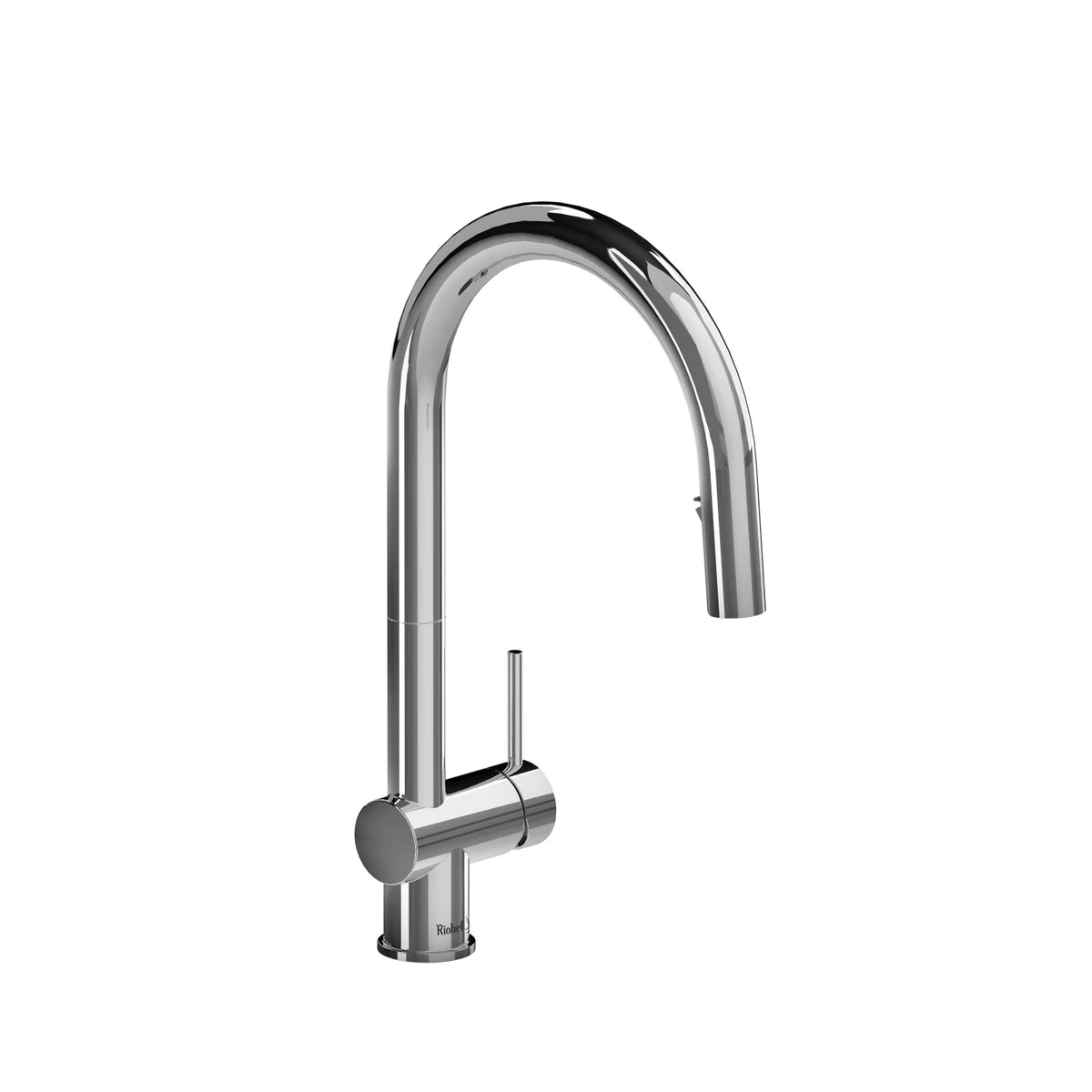 Robinet de cuisine avec douchette rétractable et bec en C AzureMC