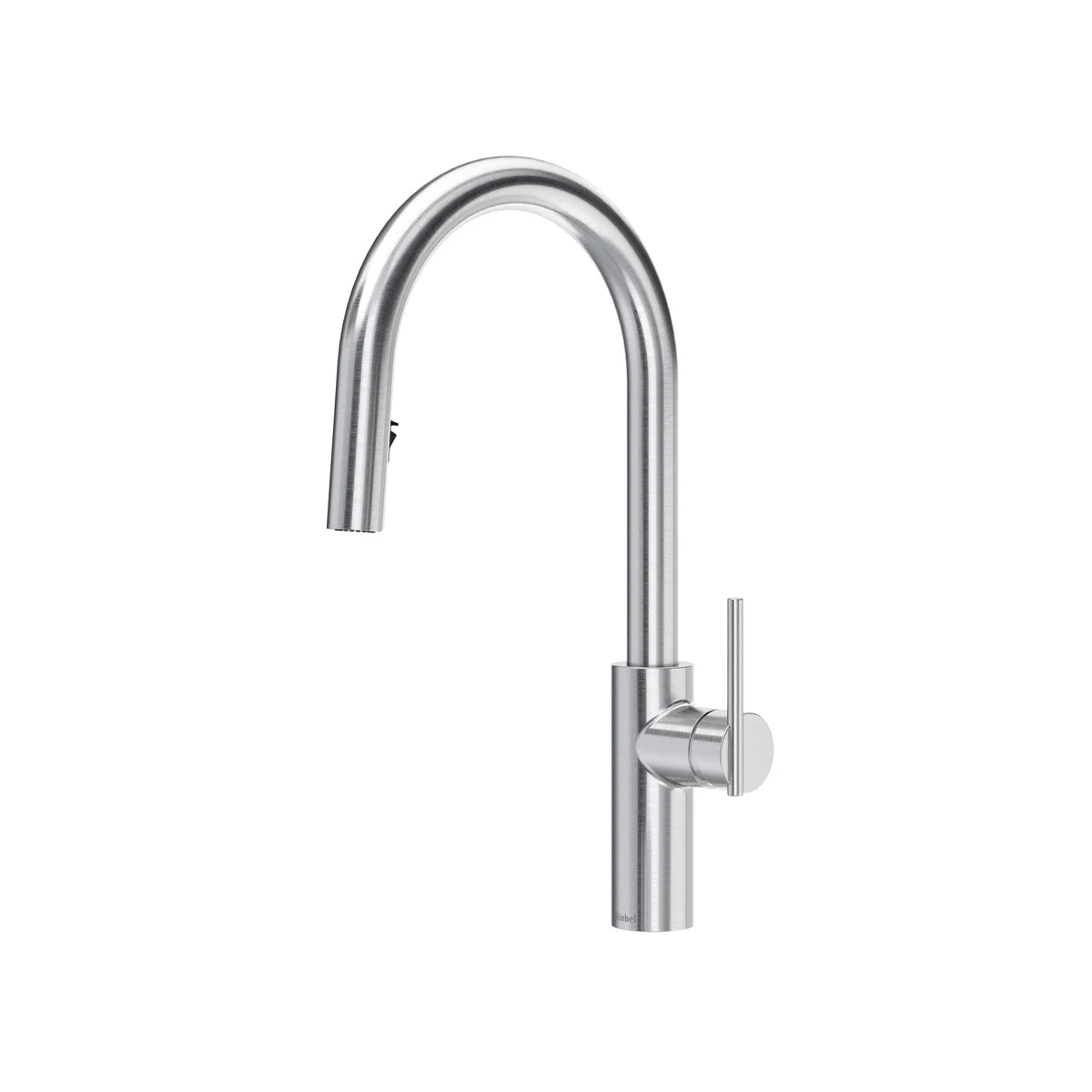 Robinet de cuisine avec douchette rétractable et bec en C LateralMC
