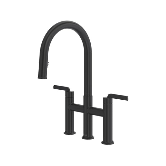 Authentica™ Bridge Retractable C-Spout Kitchen Faucet