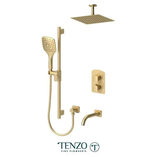 Finition pour ensemble T-Box Delano 3 fonctions thermo fini or brossé