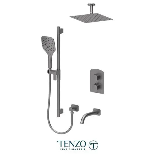 Finition pour ensemble T-Box Delano 3 fonctions thermo fini or brossé