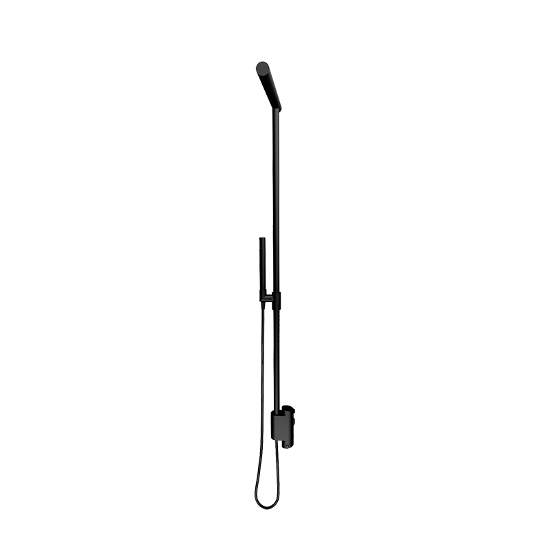 TARO ET COZI ENS. DOUCHE THERMOSTATIQUE NOIR MAT