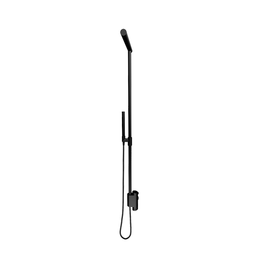 TARO ET COZI ENS. DOUCHE THERMOSTATIQUE NOIR MAT