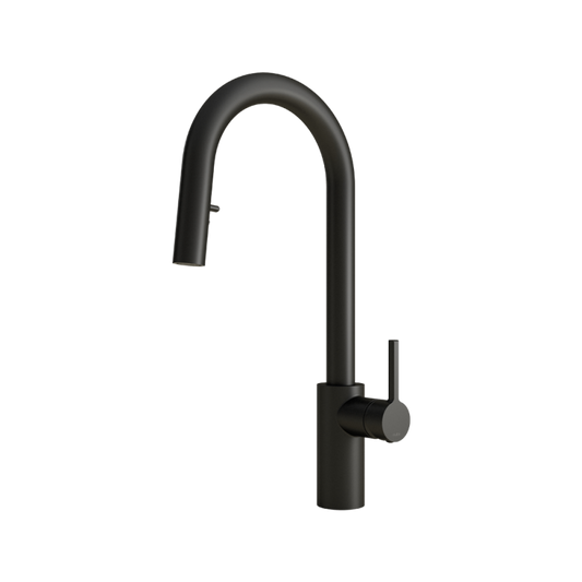 DOLCI ROBINET CUISINE DOUCHETTE 2 JETS NOIR MAT