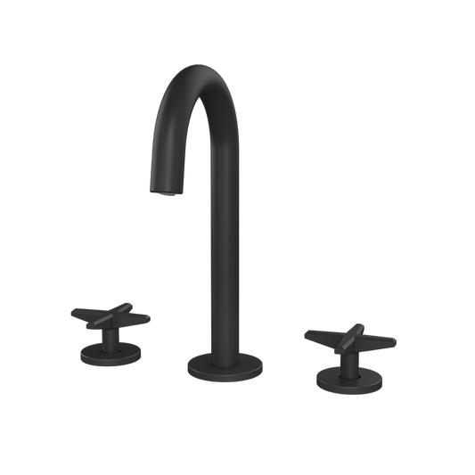 LEXA ROBINET LAVABO 8 po. CC NOIR MAT