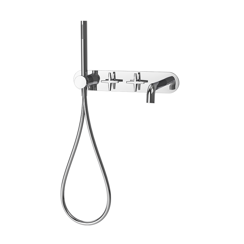 LEXA ROBINET DE BAIN MURAL NOIR MAT