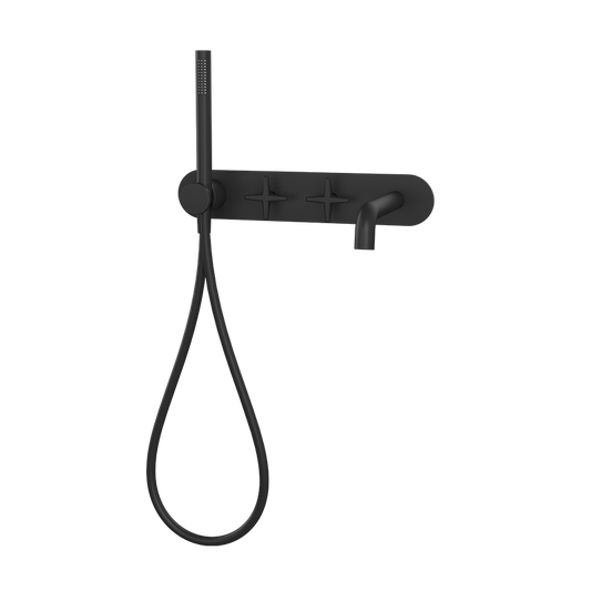 LEXA ROBINET DE BAIN MURAL NOIR MAT