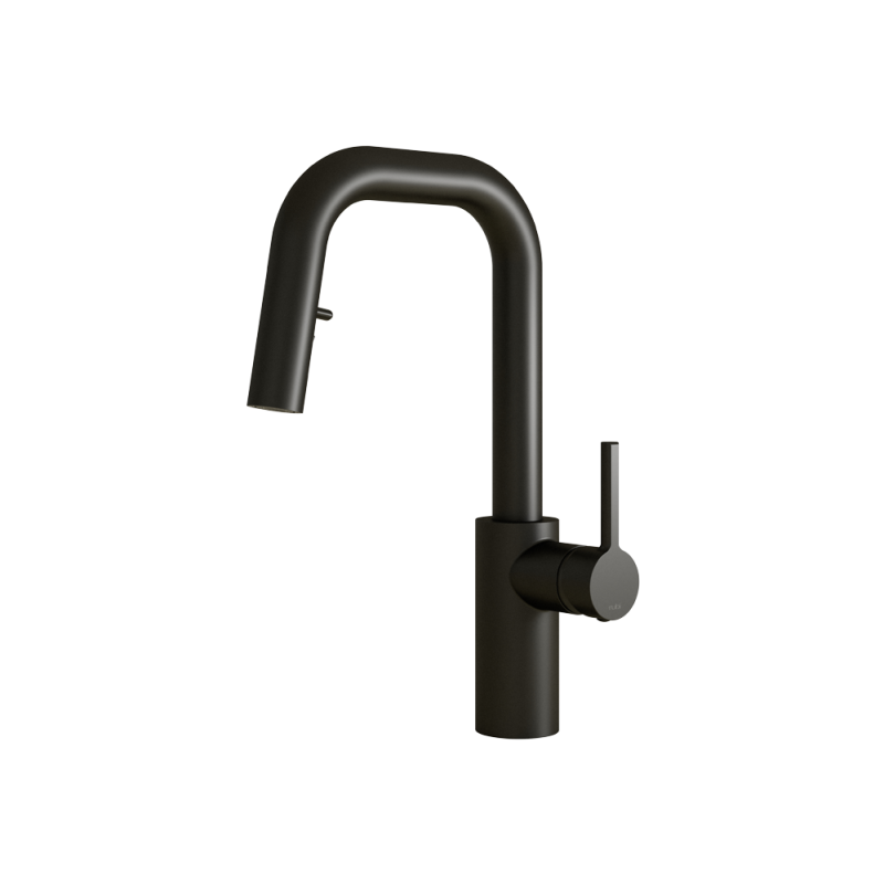 NAO ROBINET CUISINE BAR DOUCHETTE 2 JETS NOIR MAT