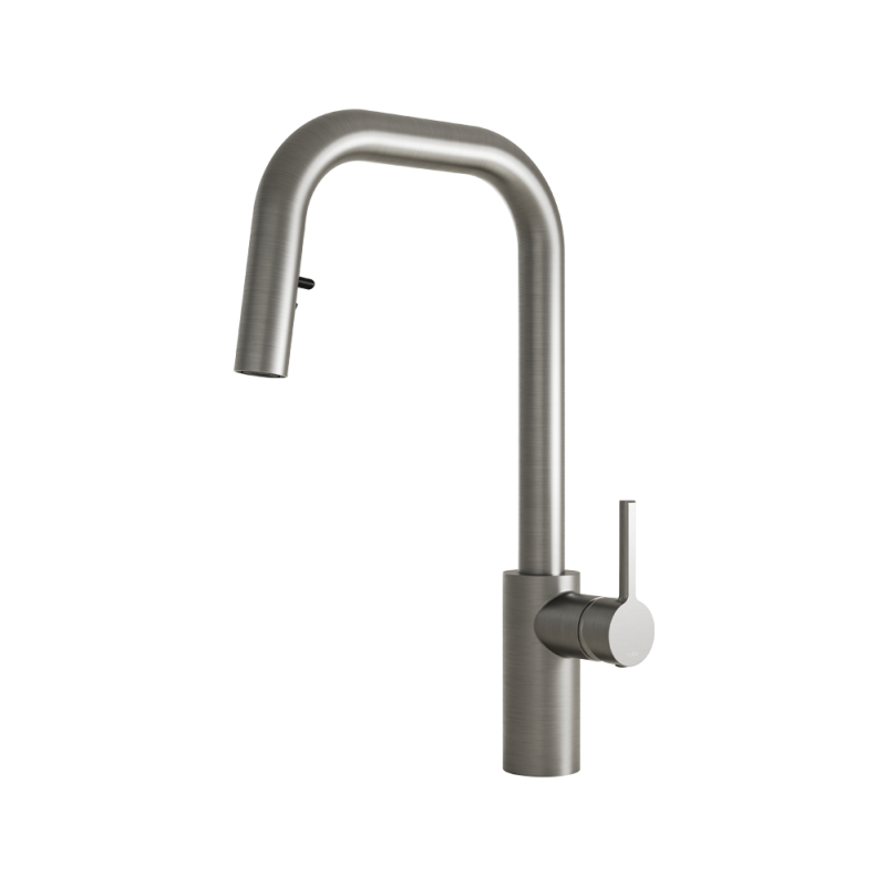 NAO ROBINET CUISINE DOUCHETTE 2 JETS NOIR MAT