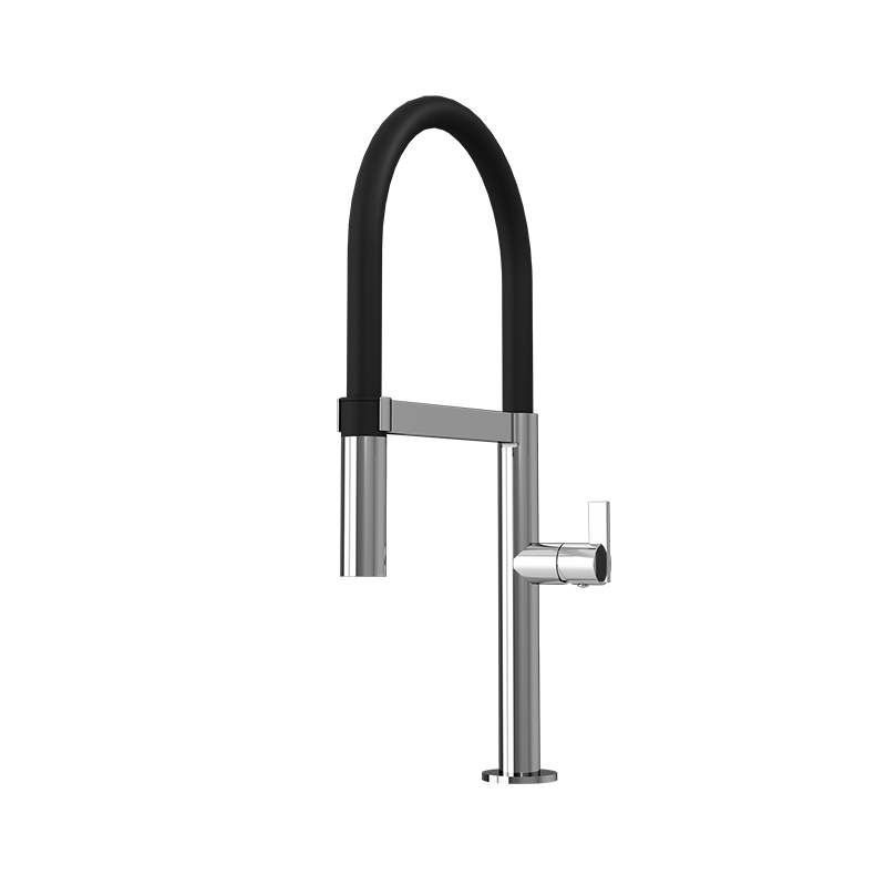 NINA ROB. CUISINE MONO DOUCHETTE 2JETS (FLEX NOIR SILICON) NOIR MAT