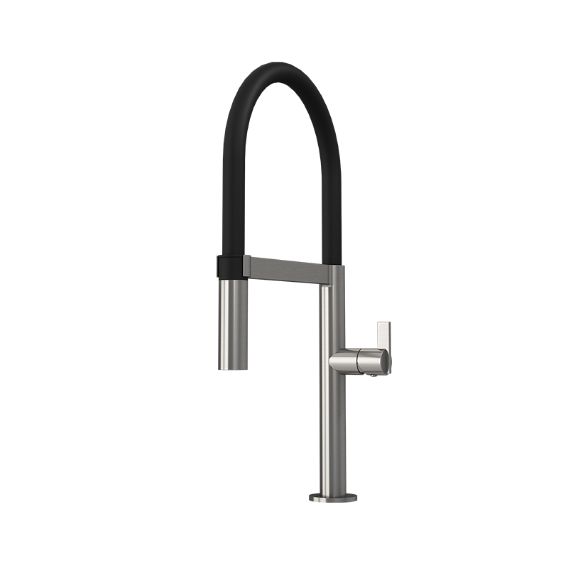 NINA ROB. CUISINE MONO DOUCHETTE 2JETS (FLEX NOIR SILICON) NOIR MAT