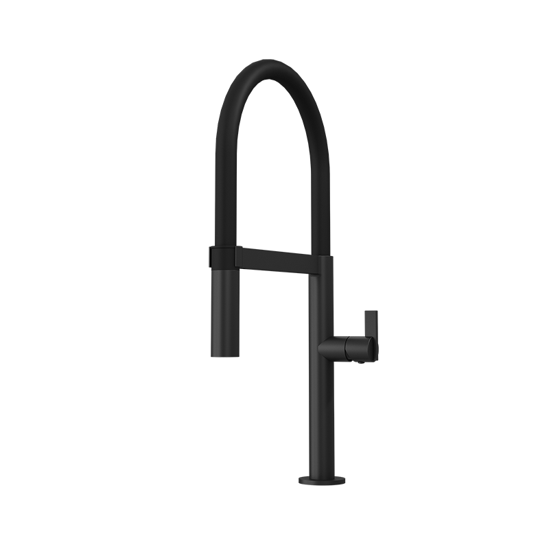 NINA ROB. CUISINE MONO DOUCHETTE 2JETS (FLEX NOIR SILICON) NOIR MAT