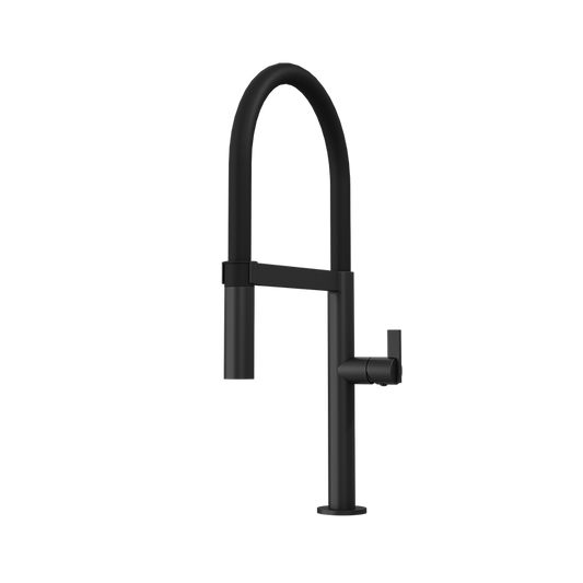 NINA ROB. CUISINE MONO DOUCHETTE 2JETS (FLEX NOIR SILICON) NOIR MAT