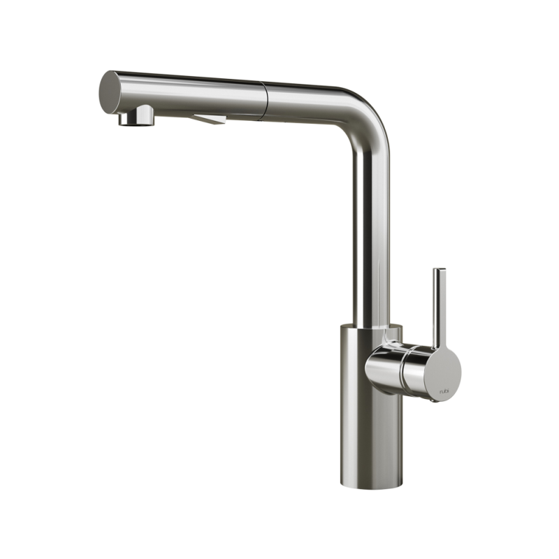 NOTO ROBINET CUISINE DOUCHETTE 2 JETS NOIR MAT