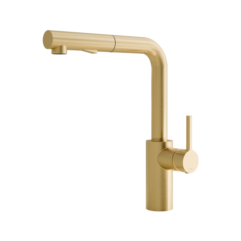 NOTO ROBINET CUISINE DOUCHETTE 2 JETS NOIR MAT